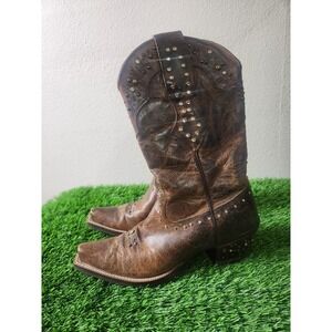 ARIAT Women's Size 6 B - Brown Studded/Rhinestone Western Boots